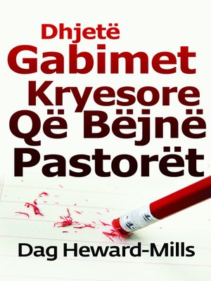 cover image of Dhjetë Gabimet Kryesore Që Bëjnë Pastorët